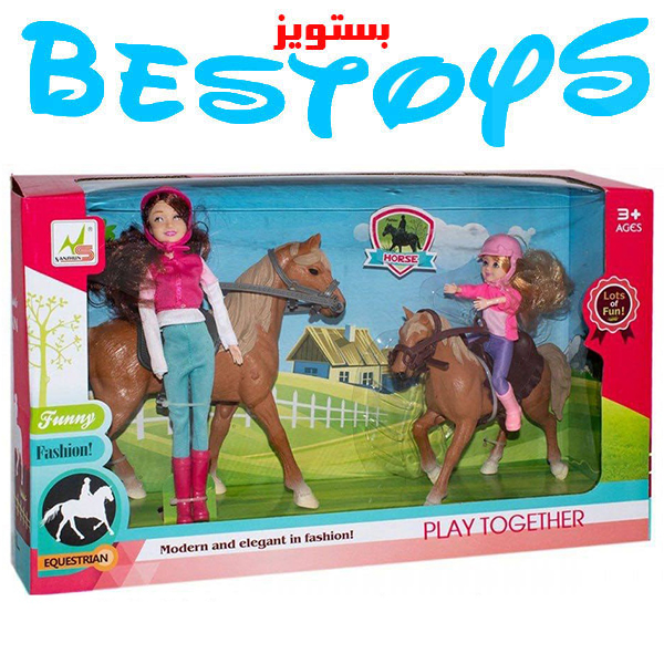 عروسک دخترانه با اسب