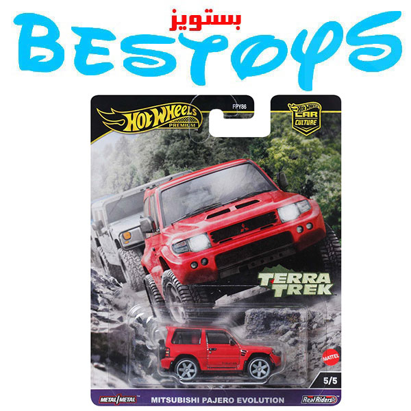 ماشین فلزی هات ویلز مدل Mitsubishi Pajero Evolution