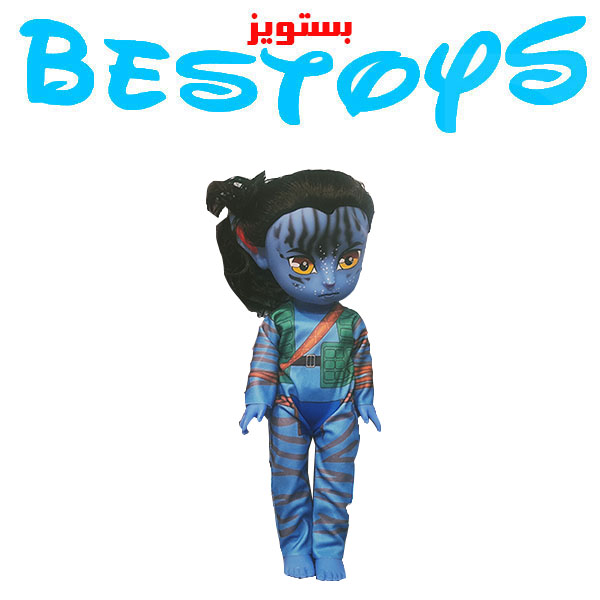 عروسک دخترانه مدل آواتار  ارتفاع 30 سانتی متر